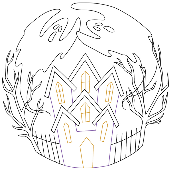 Haunting Ghosts [SVG, DXF]