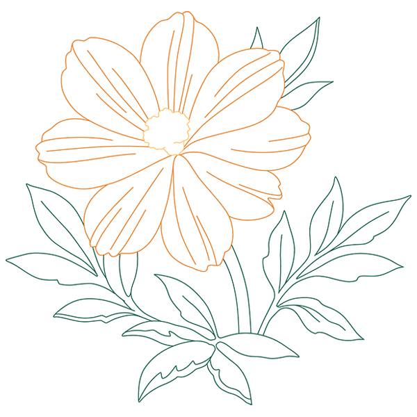 Cosmos Beauty [SVG, DXF]