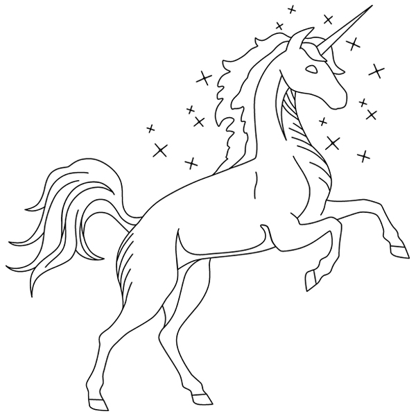 Unicorn Magic 1 [SVG, DXF]