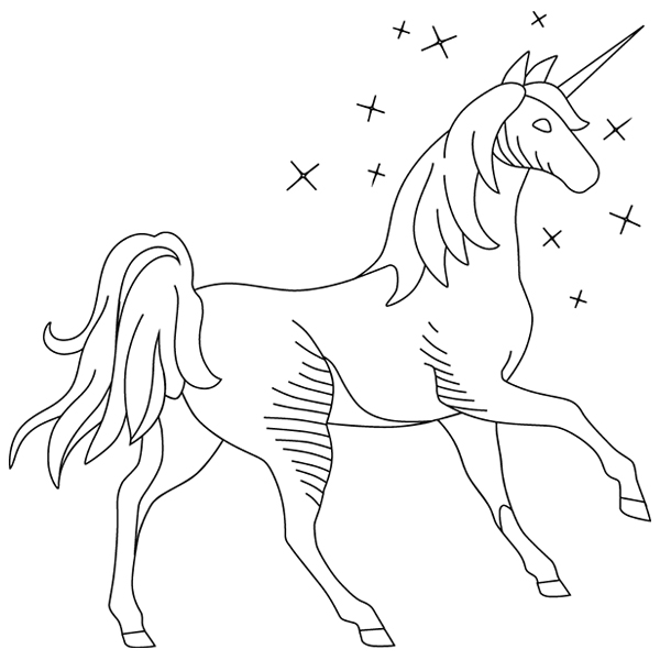 Unicorn Magic 4 [SVG, DXF]