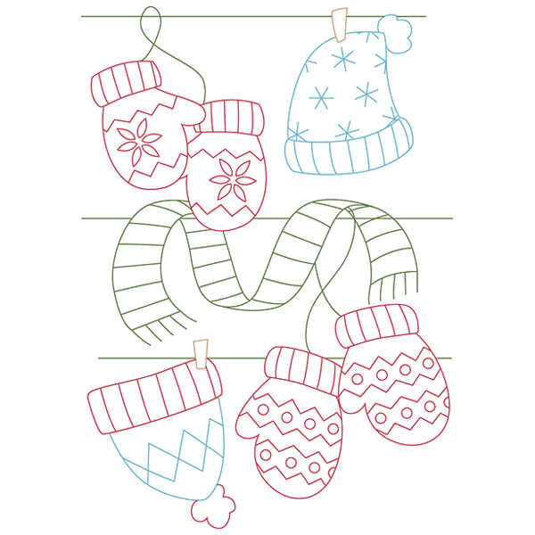 Frosty Weather Fashion [SVG, DXF]