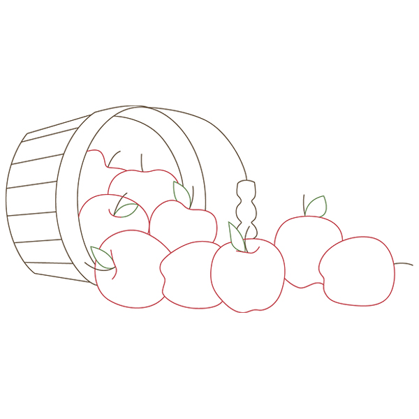 Bushel of Apples  [SVG, DXF]