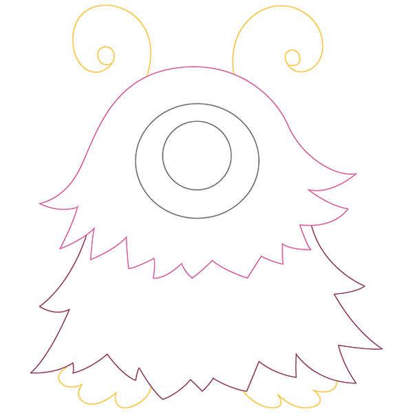 Monster from Cyclopia [SVG, DXF]