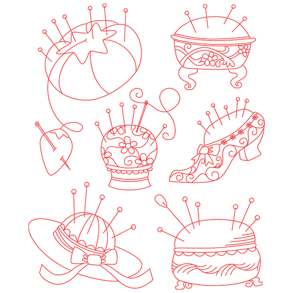 Pincushion Medley [SVG, DXF]