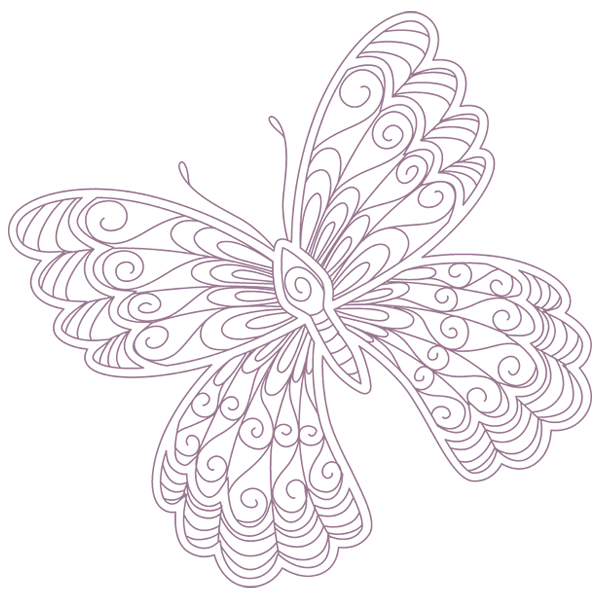 Flight of the Butterfly 3 [SVG, DXF]