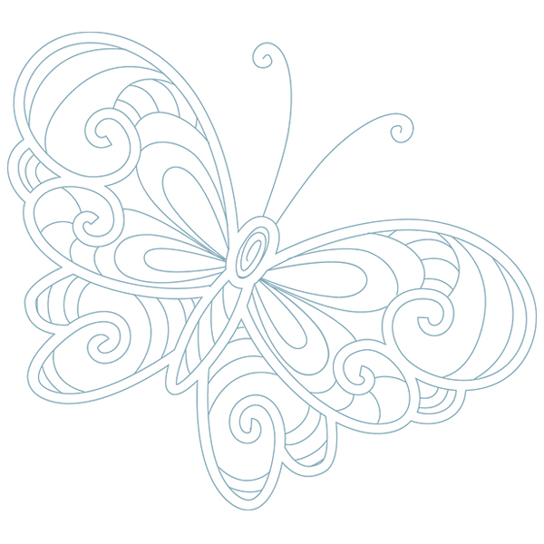 Flight of the Butterfly 4 [SVG, DXF]