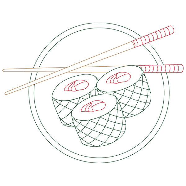 Sushi on Sunday [SVG, DXF]