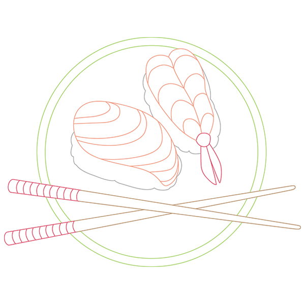 Sushi on Monday [SVG, DXF]