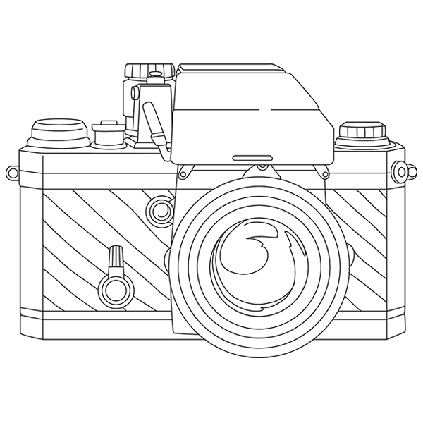 Camera Etching [SVG, DXF]