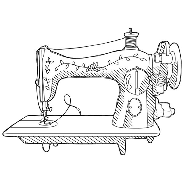 Sewing Machine Etching [SVG, DXF]