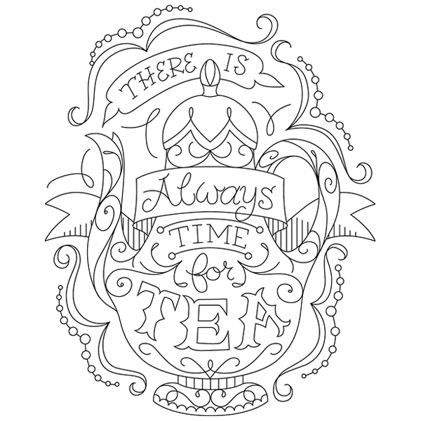 There is Always Time for Tea [SVG, DXF]