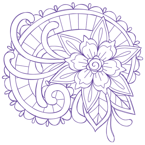 Mendhika Sleeve [SVG, DXF]