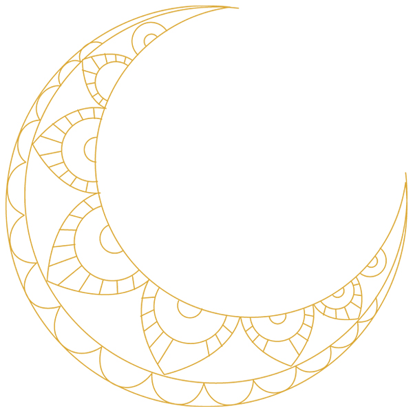 Talisman - Crescent Moon [SVG, DXF]