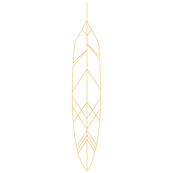 Talisman - Feather [SVG, DXF]