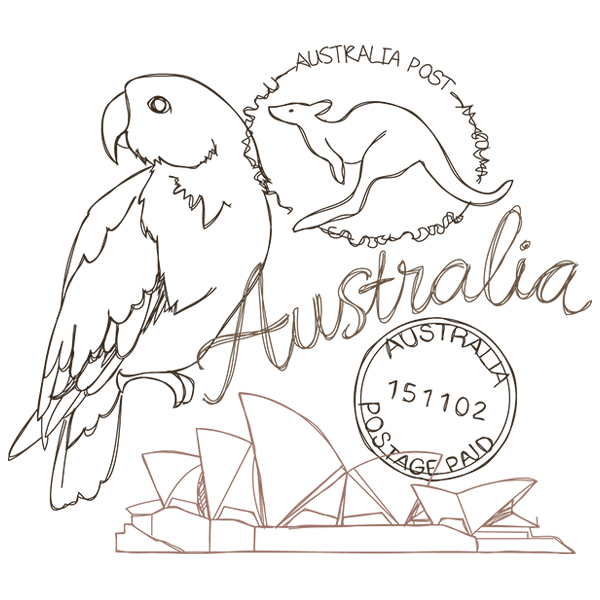 Passport to Australia [SVG, DXF]