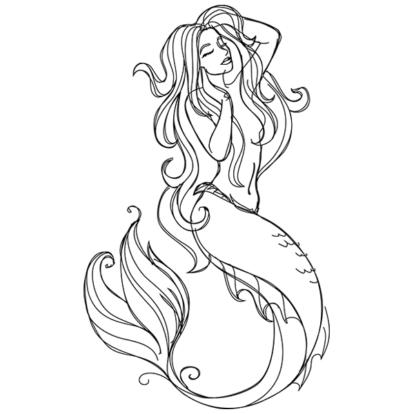 Midnight Magick - Mermaid [SVG, DXF]