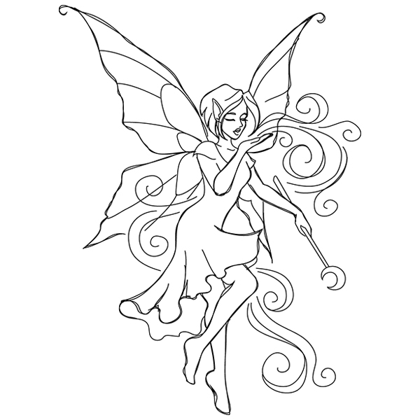 Midnight Magick - Fairy [SVG, DXF]