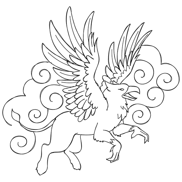 Midnight Magick - Griffin [SVG, DXF]