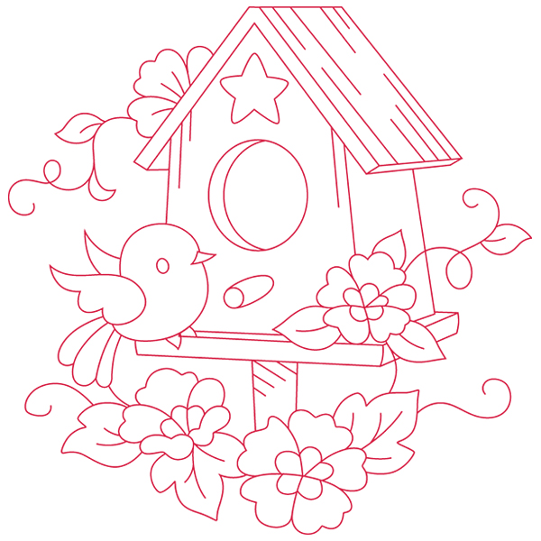 Starry Birdhouse [SVG, DXF]