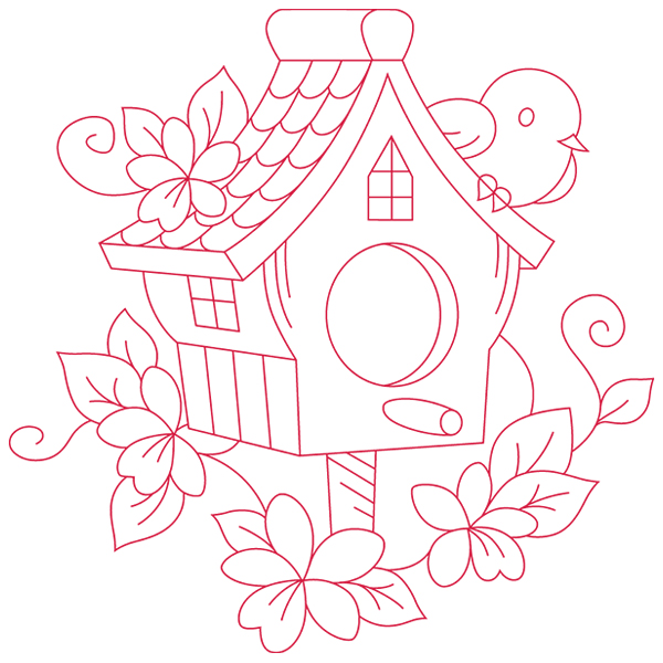 Flourishing Birdhouse [SVG, DXF]