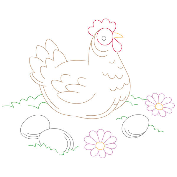 Friday Chicken [SVG, DXF]
