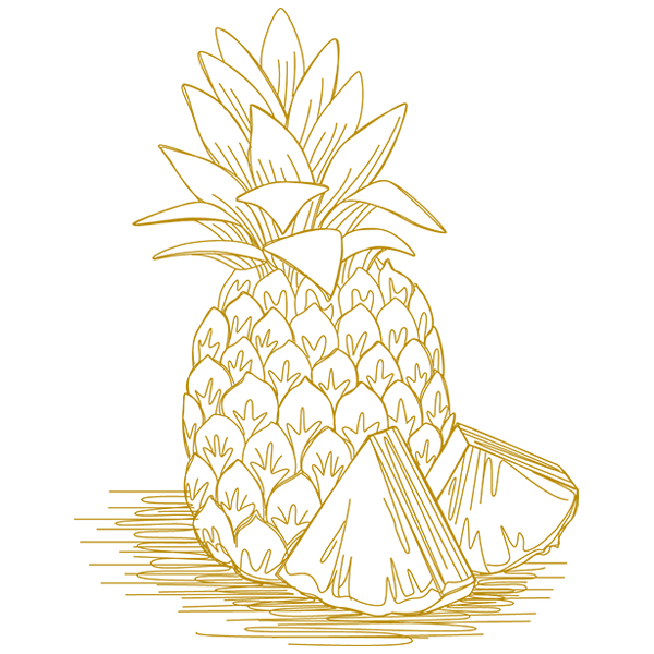 Pineapple Etching [SVG, DXF]
