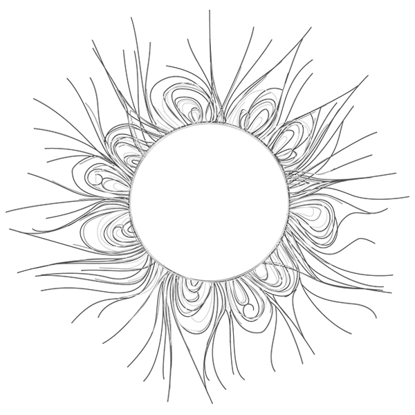 Solar Eclipse [SVG, DXF]