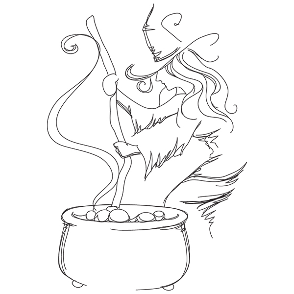 Halloween - Witch's Cauldron [SVG, DXF]