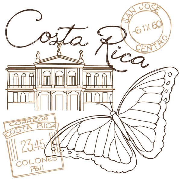 Passport to Costa Rica [SVG, DXF]