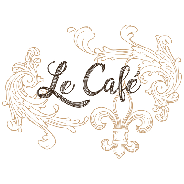 French Cafe - Le Cafe [SVG, DXF]