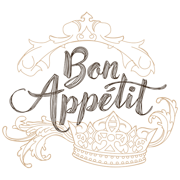 French Cafe - Bon Appetit [SVG, DXF]