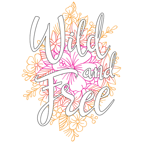 Bohemian Summer - Wild & Free [SVG, DXF]