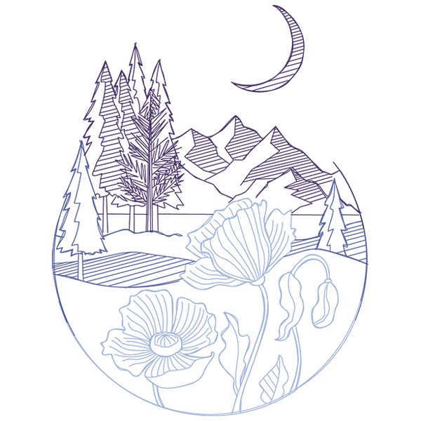 Naturalis - Wild Bloom [SVG, DXF]