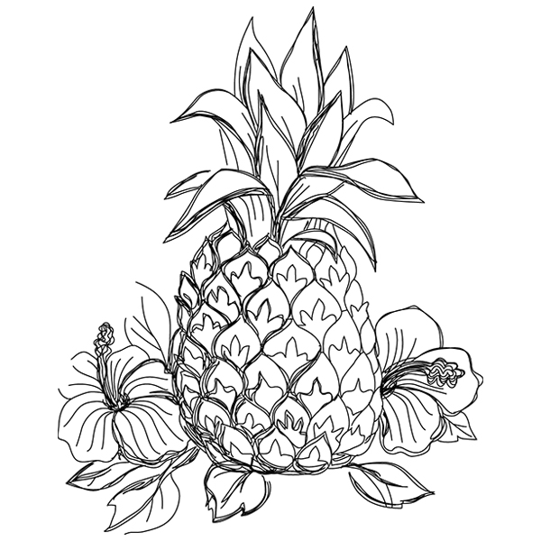 Summer Tastes - Pineapple [SVG, DXF]