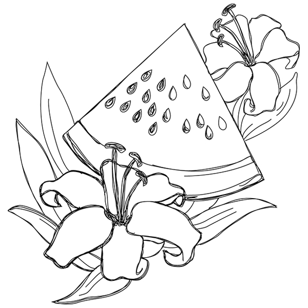 Summer Tastes - Watermelon [SVG, DXF]