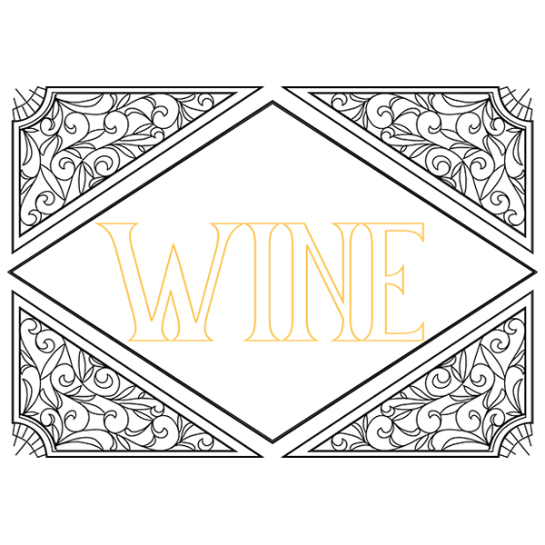 Aqua Vita - Wine [SVG, DXF]
