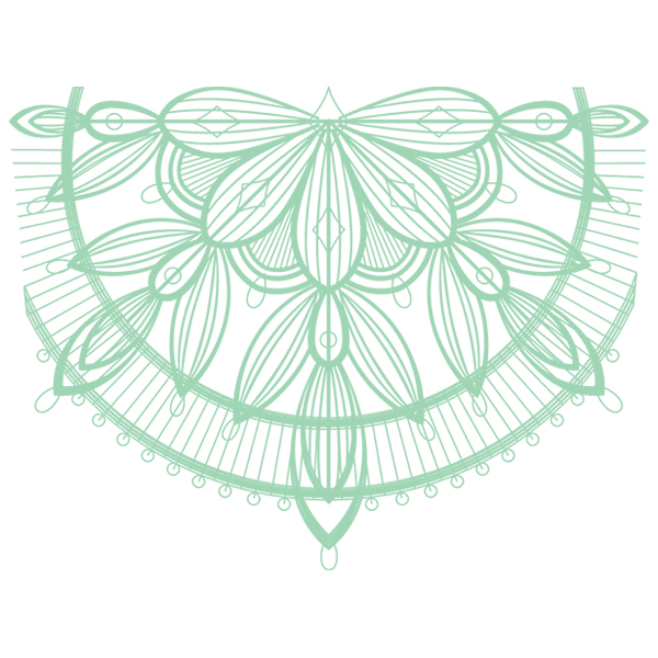 Elegant Blooming Accent [SVG, DXF]