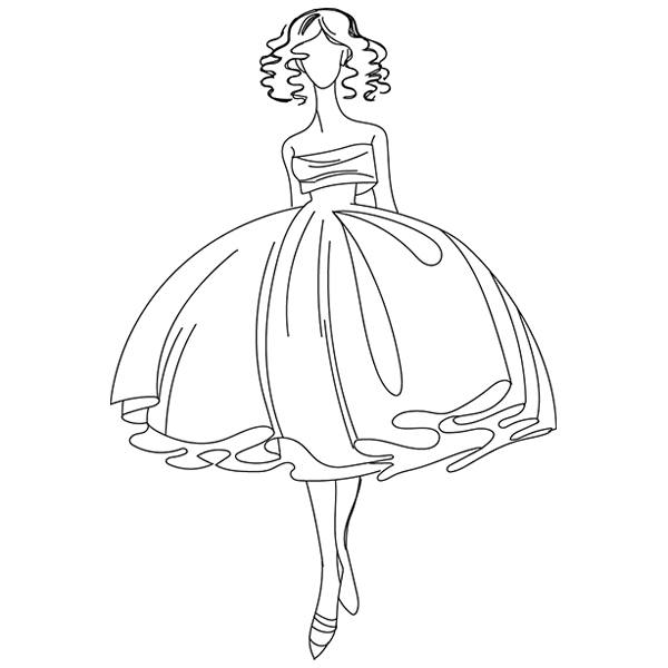 Fashionista [SVG, DXF]