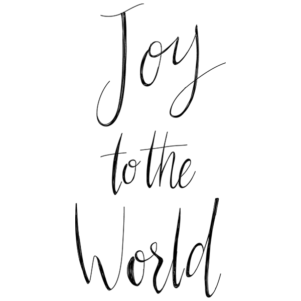 Joy To the World Script [SVG, DXF]