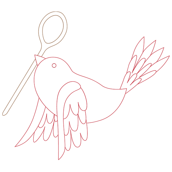 Baking Birdie 5 [SVG, DXF]