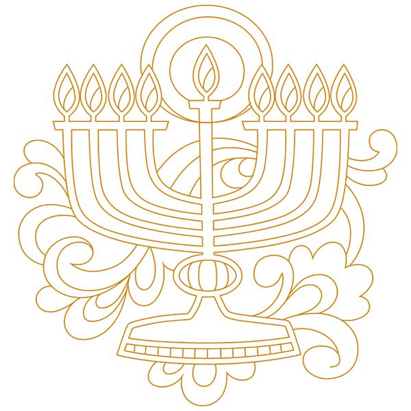 Doodle Menorah [SVG, DXF]
