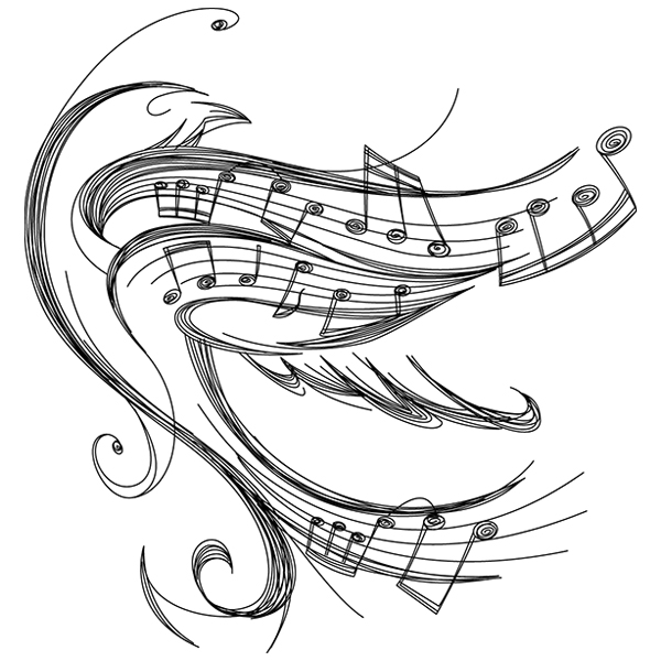 Soaring Melody [SVG, DXF]