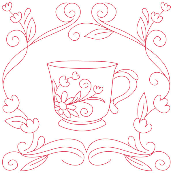 Teacup 9 [SVG, DXF]