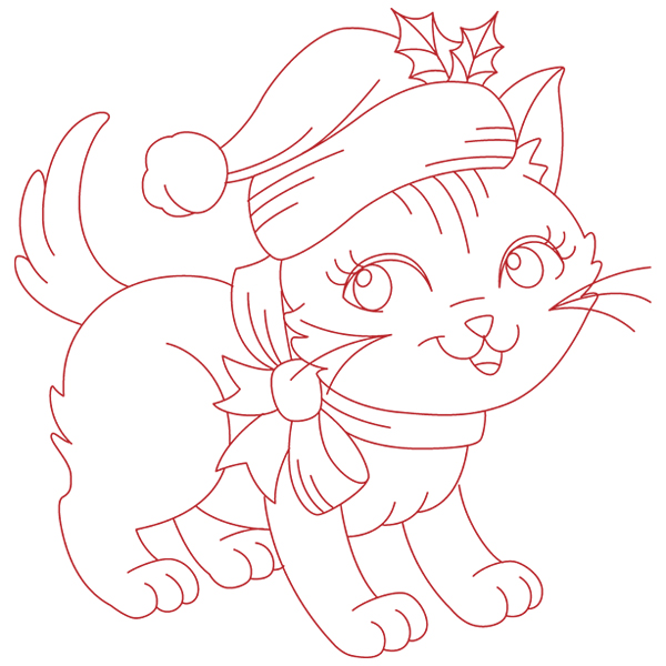 Meowy Christmas Mischief [SVG, DXF]
