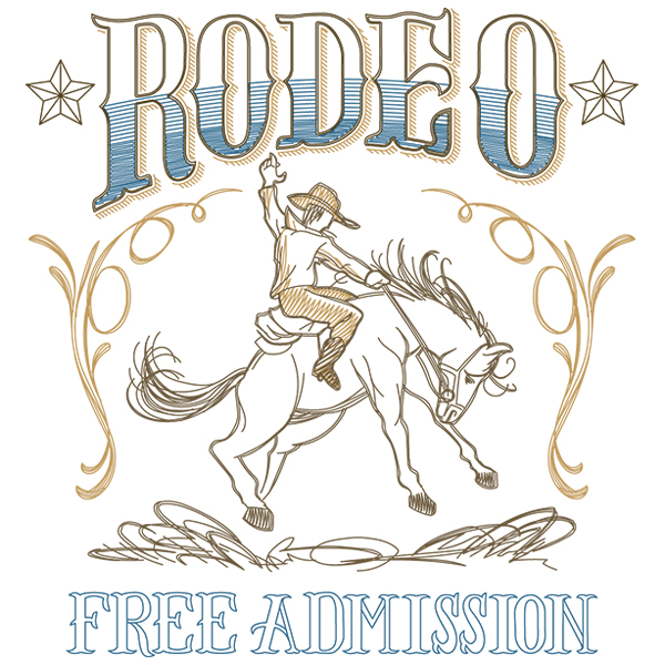 Rodeo [SVG, DXF]