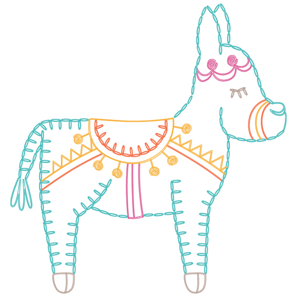 Southwestern Animals - Donkey [SVG, DXF]