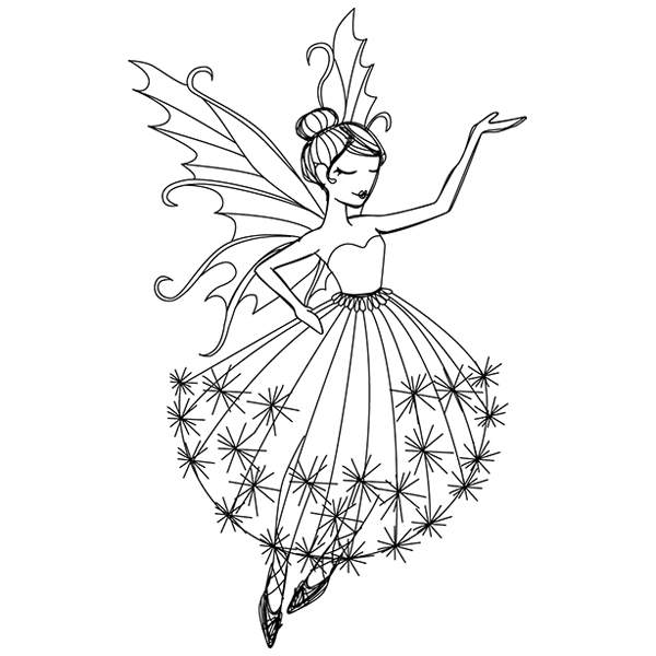 Dandelion Fairy [SVG, DXF]