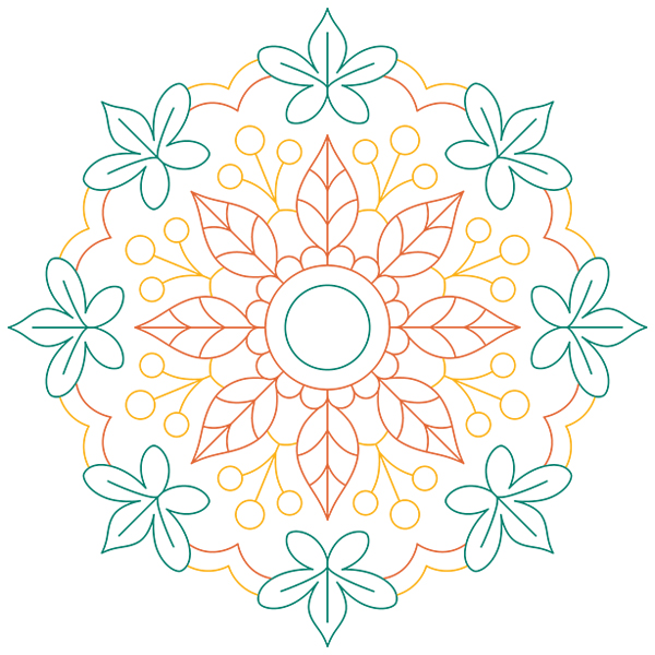 Autumn Spirit Medallion [SVG, DXF]