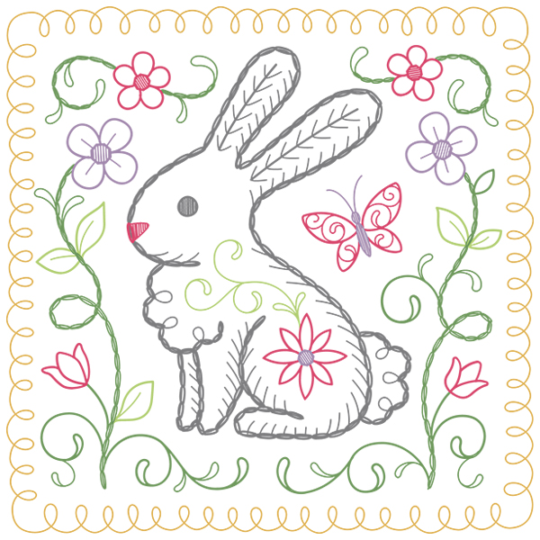 Woodland Charm - Bunny [SVG, DXF]