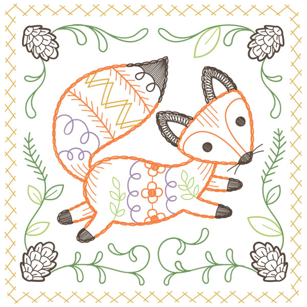Woodland Charm - Fox [SVG, DXF]